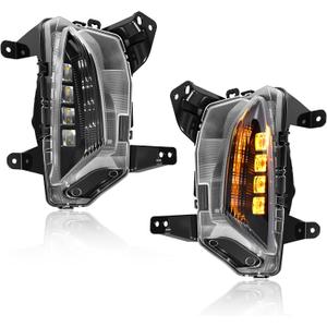 3 Colors LED DRL for 2022-2024 Chevy Equinox,Front Bumper Lights
