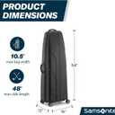 Samsonite Tour Classic Golf Hard Case Golf Travel Bag, Lightweight & Durable ABS Shell, 360 Degree Multi-Directional Wheels