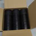 Furniture Risers Bed Risers Heavy Duty 1 inch Round Adjustable Bed Lifts Riser for Desk Legs Table Couch Sofa Chair Refrigerator Washing Machine (1 Inch, Black, 12 Pack )