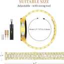 SUPOIX Band Case Compatible for Samsung Galaxy Watch FE 40mm 2024/ Galaxy Watch 5/4 40mm 44mm, 20mm Women Bling Replacement Strap&PC Protective Bumper Face Cover for Galaxy Watch 5/4 (Size Optional)