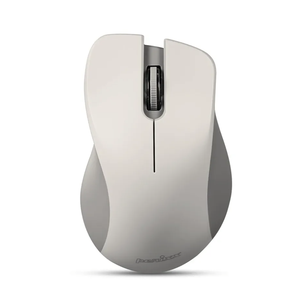 Perixx PERIMICE-621M Wireless Mouse - Silent Click with Ergo Design - Compatible for Desktop and Laptop PC - Wireless 2.4 GHz - Beige