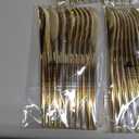 Rubtlamp 210Pcs Plastic Pink Plates with Gold Plastic Silverware Set Include 30Pink Dinner & 30 Dessert Plates, 90Gold Cutlery, 30Gold Cups, 30Napkins, Pink Dinnerware for Mother's Day