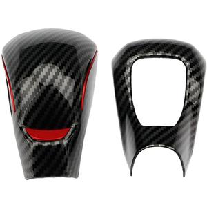 Car Carbon Fiber Style Gear Shift Knob Head Trim Cover Compatible for Chevrolet Colorado 2023+