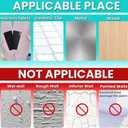 2 x 12 Sets Heavy Duty Nylon Hook Loop Strips Waterproof. Strong Adhesion Yet Residue Free Fabric Fastener, for Indoor and Outdoor Use, 2 x 4 Inch