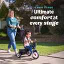 Radio Flyer City 4-in-1 Stroll 'N Trike, for Riders 1-5 Years Old, Teal | Stroller Tricycle for Toddlers, 4 Riding Modes, 3 Point Harness with Comfort Pad, Parent Controlled Steering, Rear Storage