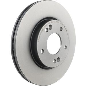 Brembo 09.C249.11 UV Coated vented Front Brake Rotor HYUNDAI/HYUNDAI (BEIJING)/INOKOM/KIA/KIA (DYK)/NAZA OE# 517122V000