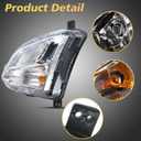 Left Driver Side Fog Lights Signal Assembly Compatible With 2018 2019 2020 2021 Chevy Equinox Bumper Lamp Fog Light Replace#85161291