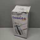 Small Deep Fryer Pot with Basket, Mini Fryer and Soup Pot with Tongs and Lid for 1-2 People, Works on Gas or Induction Burner, Dishwasher Safe, 1.3-Quart