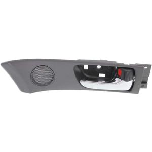 For Lexus ES300 2002 2003 Interior Door Handle Front, Passenger Side Black bezel with chrome lever | With door lock button| Trim: Base