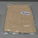 Womens Wide Leg Cropped Pants Drawstring Casual Palazzo Pants Loose Flowy Lounge Trousers with Pockets Apricot (Beige, L)