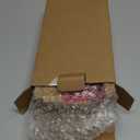 Freezing point Small Floating Shelf for Wall Set of 2 Natural Wood 8Inch Mini Wall Shelves Decor Plant Display Collectibles Mounted Kitchen Bathroom Bedroom Corner Decorative Storage Tiny Stand (8x4, Carbonized Black)