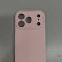 Vooii Magnetic for iPhone 17 Pro Case, Compatible with Magsafe (Premium Liquid Silicone) (Integrated Camera Control Button) Full Body Protective Anti-Scratch Microfiber Lining 6.3", Chalk Pink