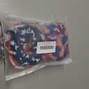 2 x 9PCS USA American Flag Hair Scrunchies for Women Girls Independence Day Patriotic Red White Blue Hair Ties Fourth of July Festival Ponytail Holder Hair Accessories Elastic Hair Band