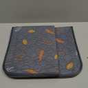 Sunheir Washable Pee Pads for Dogs , Thick Heavy Absorbency Reusable, Prevent Leakage, Waterproof , Non-Slip Pee Pads for Puppy Playpen, Crate, Whelping Box, Potty Training, Grey, 2 packs (Leaves - Deep Grey)