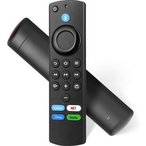 Voice Remote Replacement Control Compatible with All FireSeries, for Stick 4K Max/4K (1st/2nd Gen) & All Fire-TCL TVs Cube, TVs Stick (2nd/3rd Gen)/Lite/QLED, and Insignia Pioneer HD Omni Series