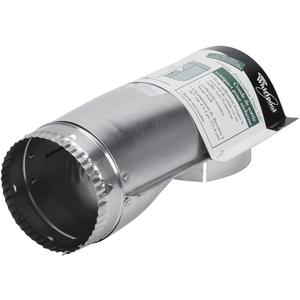 Whirlpool 4396004 Genuine OEM Dryer Exhaust Duct single unit silver
