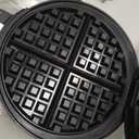 Cuisinart Waffle Maker, 1250W Round Classic Waffle Iron, 5-Setting Adjustable Browning Control, WMR-CANAS, Brushed Stainless
