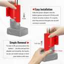 2-Pack Power Wheel Battery Adapter Compatible with Milwaukee 12V Battery Adapter with Switch 30Amp Fuse 12AWG Wire & Wire Terminals for DIY RC Cars Ride On Vehicles Robot