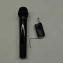 Singing Machine Portable Wireless Microphone (Black) - Premium Unidirectional UHF Wireless Mic for Singing, Speeches & Events - Cordless Mic Compatible with Karaoke Machines, PA Systems & More