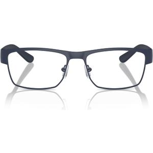 Armani Exchange mens Ax1065 Rectangular Prescription Eyewear Frames (Matte Blue/Demo Lens)