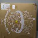 Move2Play 4-in-1 Baby Activity Center | Montessori-Inspired Design | 8 Interactive Toys | Tummy Time, Exersaucer & Toddler Table | Shower Gift | Essential | Must Have for 3, 6, 12 Month Old (Sun)