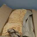 HollyHOME Big Teddy Bear Stuffed Animal Valentines Large Bear Plush with Red Heart for Girlfriend and Kids Valentines 36 inch Tan