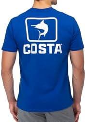 Costa Del Mar Unisex Adult Emblem Marlin Short Sleeve T-Shirt L