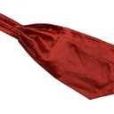 Men's Solid Color Silk Cravat Ties Jacquard Woven Casual Handmade Wedding Ascot 