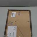 Picture Frame for Wall Hanging and Tabletop Display, Deep Brown,  8.5x11 inch