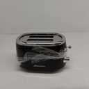 Mueller Retro Toaster 2 Slice with 7 Browning Levels and 3 Functions: Reheat, Defrost & Cancel, Stainless Steel Features, Removable Crumb Tray, Under Base Cord Storage, Black