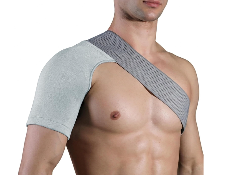 SPOBTRACE Shoulder Brace For Torn Rotator Cuff For Men Women, Adjustable Shoulder Compression Sleeve Support Brace Arm Sling Immobilizer For Pain Relief,Sleep,Injuries(XS/S)
