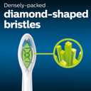 Philips Sonicare Genuine W DiamondClean Replacement Toothbrush Heads, 2 Brush Heads, White, HX6062/65 2 Count (Pack of 1)