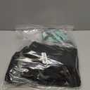 Fulmoon 17 Pcs Car Accessories Set for Women Seat Bling Leather Steering Wheel Cover Seat Belt Shoulder Pad Armrest Cup Holders Covers Full Crystal Decor Automotive Interior(Mint Green and Black)