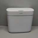 Motion Sensor Small Trash Can for Bathroom, 3.5 Gallon Automatic Touchless Trash Can with Lid,Slim Garbage Can Waterproof Trash Bin Waste Basket for Bedroom, Kitchen (White)