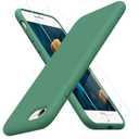 Miracase Compatible with iPhone 12 Case and iPhone 12 Pro Case, Liquid Silicone Gel Rubber Full Body Protection Shockproof Drop Protection Phone Case for iPhone 12/12 Pro 6.1 inch, Matcha Green
