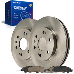 KAX Front Brake Kit, OE Brake Rotors and Ceramic Brake Pads | Fits Chevrolet/GMC/Cadillac-Silverado 1500/ Sierra 1500/Suburban/Tahoe, Yukon/Suburban 1500/ Yukon XL/XTS/Avalanche/Yukon XL 1500 (Front-55097+D1363)