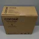 CAROTE 5pcs Pots and Pans Set Non stick,Cookware Set Detachable Handle,kitchen essentials,RV kitchen pot and pan,Induction Cookware,Oven Safe,PFOA PFOS FREE,Black