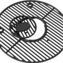 19.5" Round Grill Grate for Akorn Kamado Ceramic Grill, Pit Boss K24, Louisiana Grills K24, Char-Griller 16620, Cast Iron Grill grates Replacement for Akorn Kamado, Expert kamado, Kamado Acorn