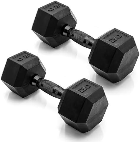 CAP Barbell Coated Dumbbell Weight 20 lb - Pair