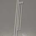 2Pcs Spring Tension Curtain Rod, Adjustable Expandable Pressure White Curtain Tension Rods For Kitchen, Bathroom, Window, Home