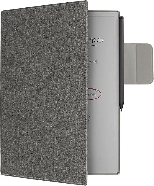 WALNEW Case for Remarkable Paper Pro,Magnetic Slim Book Folio Cover with Pen Clasp, Auto Sleep/Wake Protective Cover for Remarkable Paper Pro 11.8" (2024 Released),Gray