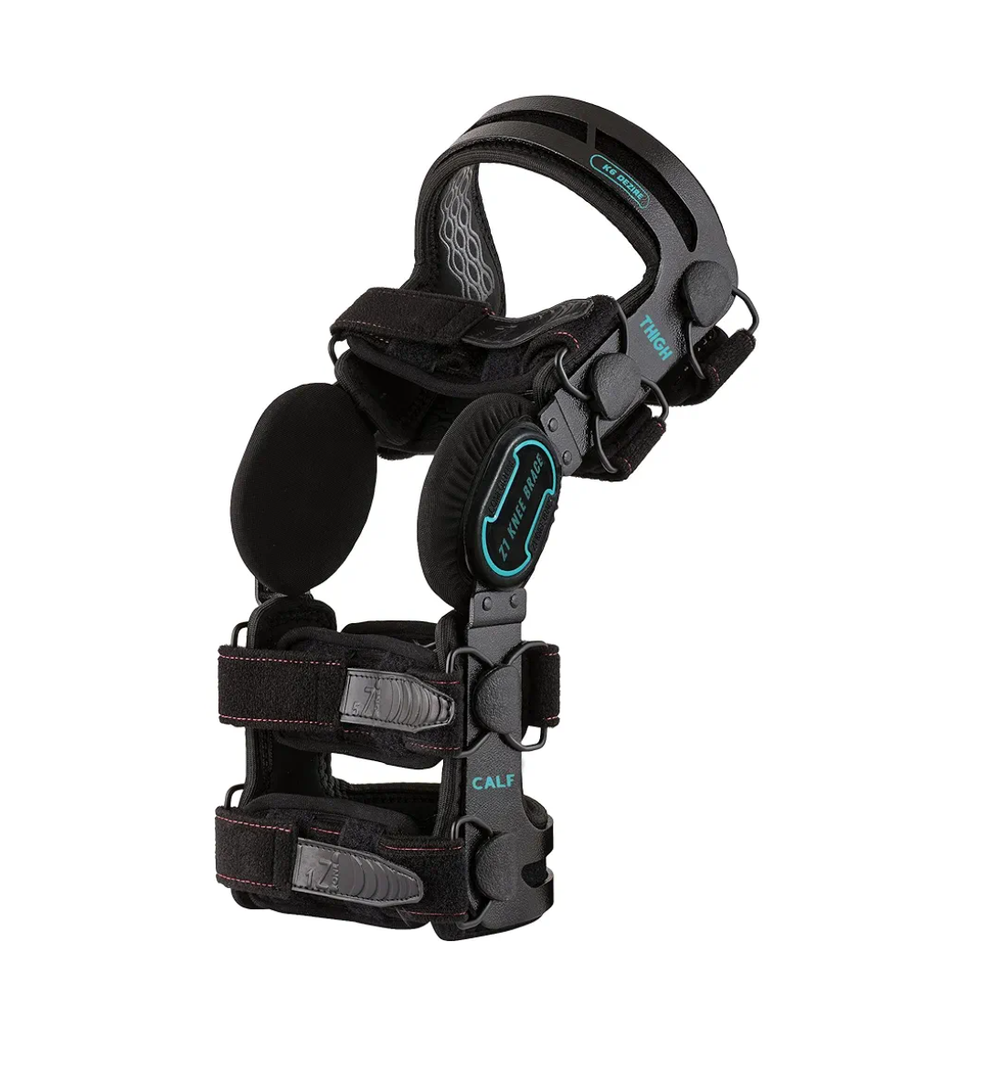 Z1 K6 Hinged Unloader Metal Knee Brace for Men and Women - Knee Support for ACL, MCL, LCL, PCL, Sport Injuries, Mild Osteoarthritis, Meniscus Tears - Ideal for Running & Daily Activities (S9)