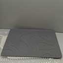 Stone Bath Mat Diatomaceous Earth Shower Mat Non-Slip Super Absorbent Diatomite Stone Mats for Bathroom Floor Quick-Drying Easy to Clean (24''*16'' Grey)