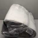 Bedluxe Adjustable 4pcs Bed Wedge Pillow Set, Memory Foam Wedge Pillows Post Surgery for Back, Neck, Leg Pain Relief, Pillow Wedge for Sleeping, Sitting up in Bed, Acid Reflux and GERD, White/Grey (Adjustable 9&12 Inch + 2 Head Pillow)