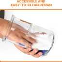 Pro Sourdough Starter Kit - 39 Oz Glass Sourdough Starter Jar (With Cloth Lid,Silicone Base,Scraper,Date Tracker,Temp Strip) - Sourdough Bread Baking Supplies For Sour Dough Bread Loaf (Red)