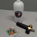 Tool Daily Foam Cannon with 1/4 Inch Quick Connector, 1 Liter, 5 Pressure Washer Nozzle Tips