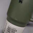 STANLEY Quencher ProTour Flip Straw Tumbler with Leakproof Lid | Built-In Straw & Handle | Cupholder Compatible for Travel | Insulated Stainless Steel Cup | BPA-Free (30 Ounces, Dried Pine VRT)