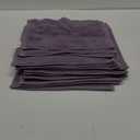 Amazon Basics face Towels for bathroom, 100% Cotton Extra Absorbent washcloth, Fast Drying - salon towel - 14Pack Lavender (12 x 12 inches)