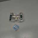 Garden Hose Splitter, 3/4 Rust and Freeze Resistant Outdoor Hose Manifold with 2 green Extra Long Handles Faucet Adapter-Heavy Duty Brass Nickel Plated 2-Way Valve