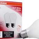 SYLVANIA Incandescent Light Bulb, 25W A19, Dimmable, Medium Base, 160 Lumens, 2850K, Soft White - 2 Count(Pack of 1)(10562)
